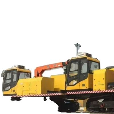 High Performance Adjustable Crawler Sandblasting Tractor With Double Sand Spraying