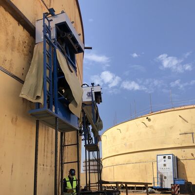 MSHW-I Dual-Drive Tank Girth Welding Machine for 8~45mm Plates with X-Ray Quality Welds